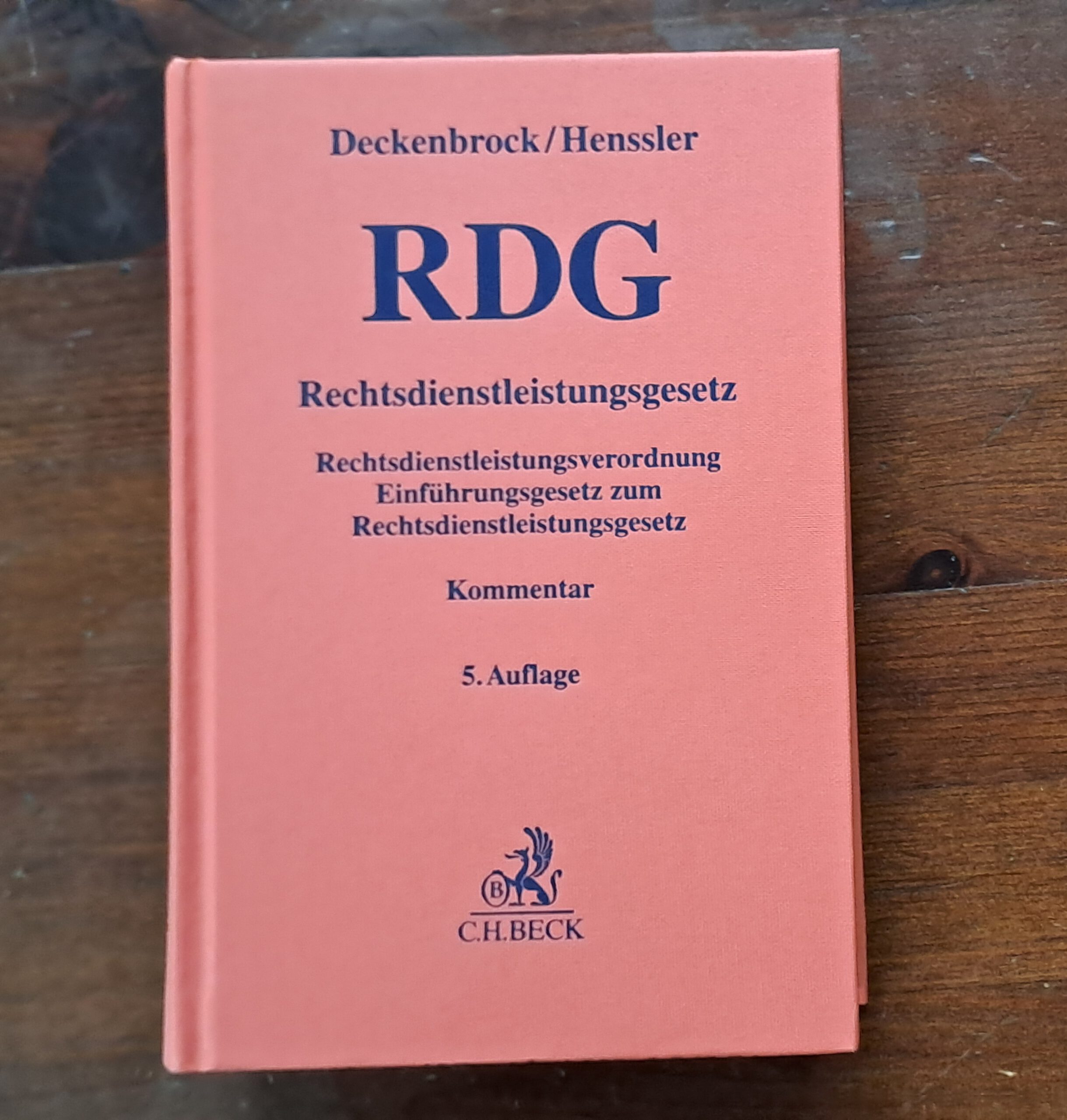 Modulbeschreibung 2.1 – Rechtsdienstleistungsgesetz